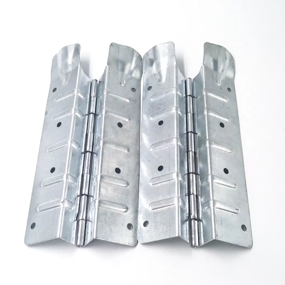 217 80 1.2mm steel folding crate pallet collar pallet hinge with 8 holes for crate