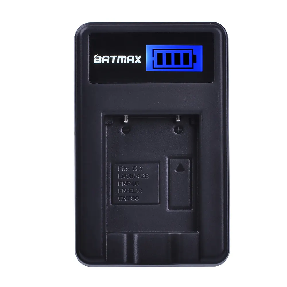 Batmax LCD Display USB Charger for Olympus LI 40B LI-42B 40B Battery for FUJIFILM fuji NP-45 NP 45 NP45 NP 45A 45B 45S EN-EL10
