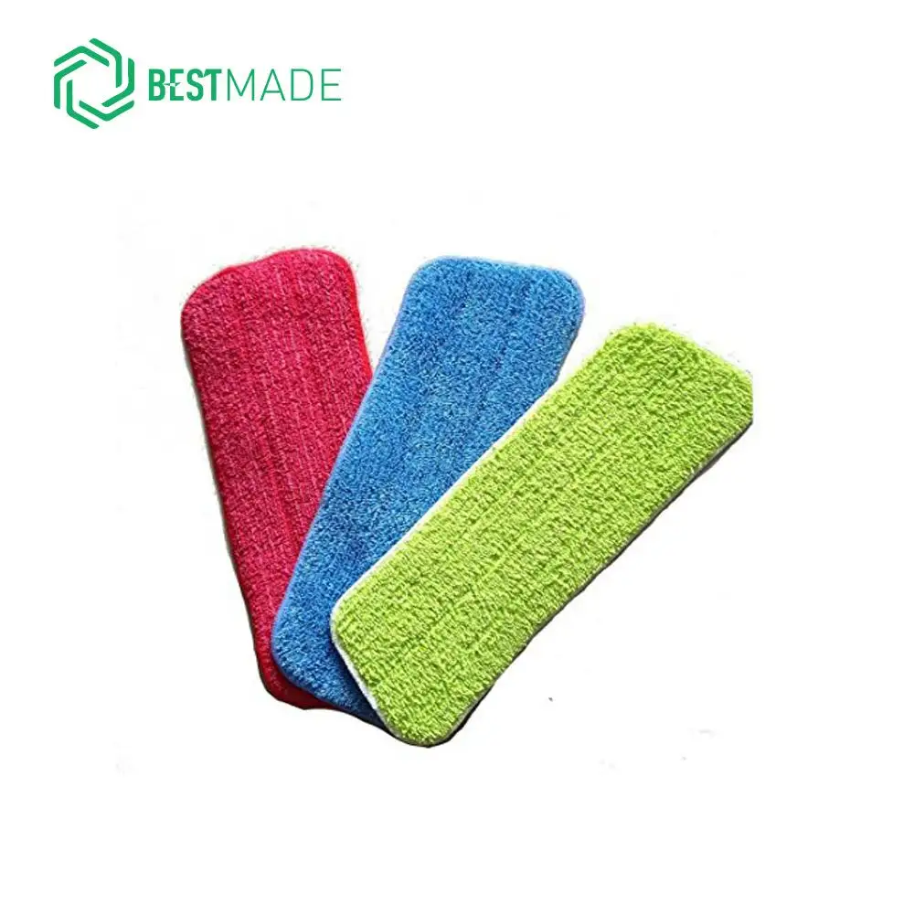 Flat Damp Mop Microfiber Flat Mop Replacement Pad MICROFIBER WET MOP PAD