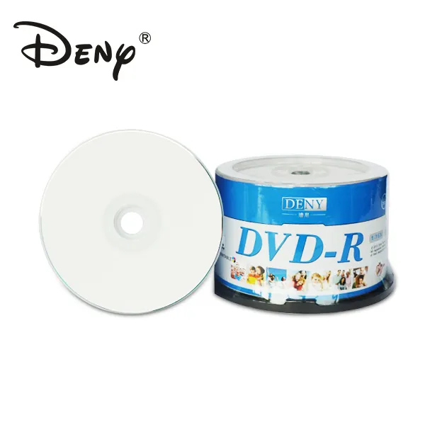 DENY professional Supplier printing bulk discs blank dvd-r in China