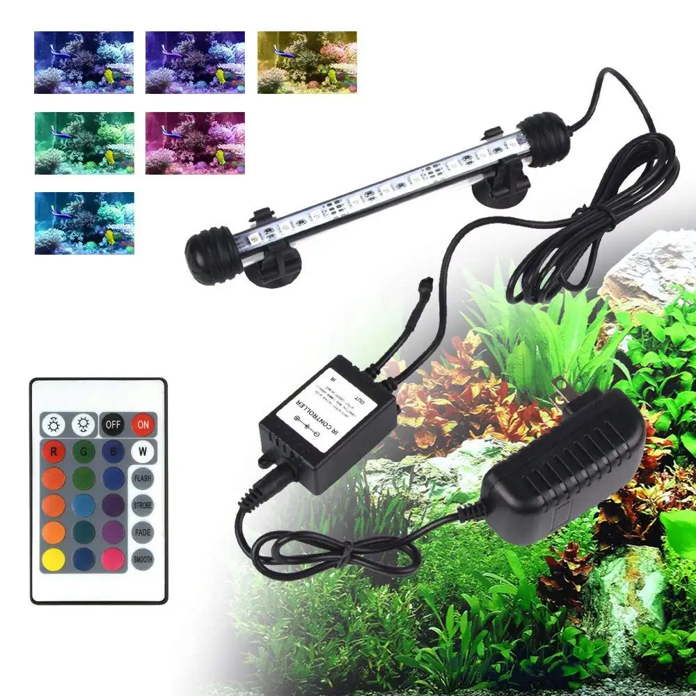 RGB LED Lamp For Aquarium IP68 For Aquarium Fish Tank