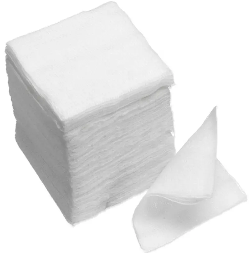 gauze pad 4x4 8x8 10x10 sterile for medical absorbent surgical