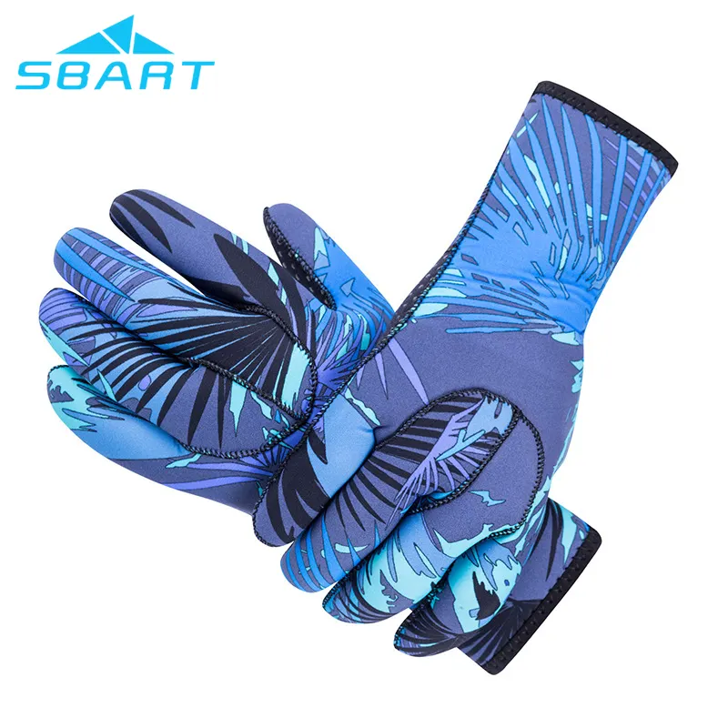 3mm Anti-scratch adult male and female camouflage diving gloves snorkeling warm protective gloves