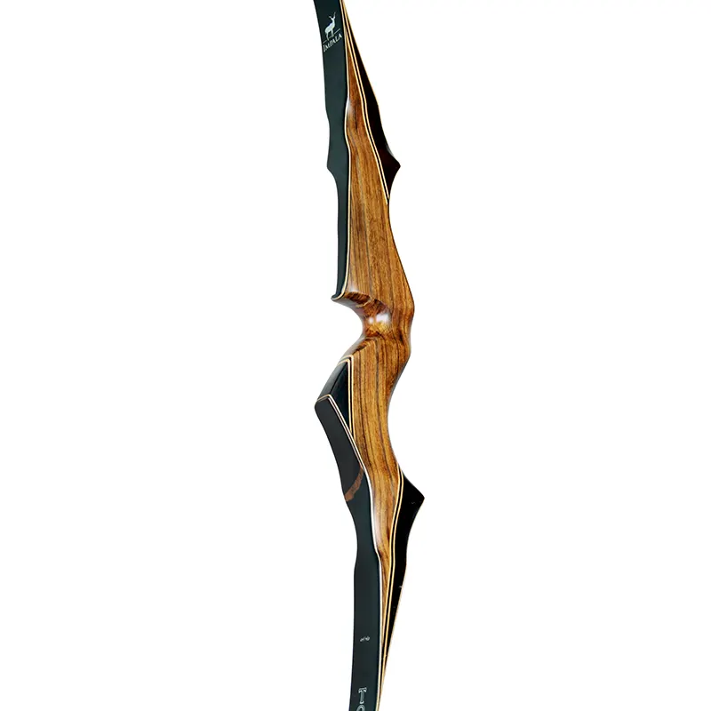 64" one piece long bow wooden laminated recurve bow