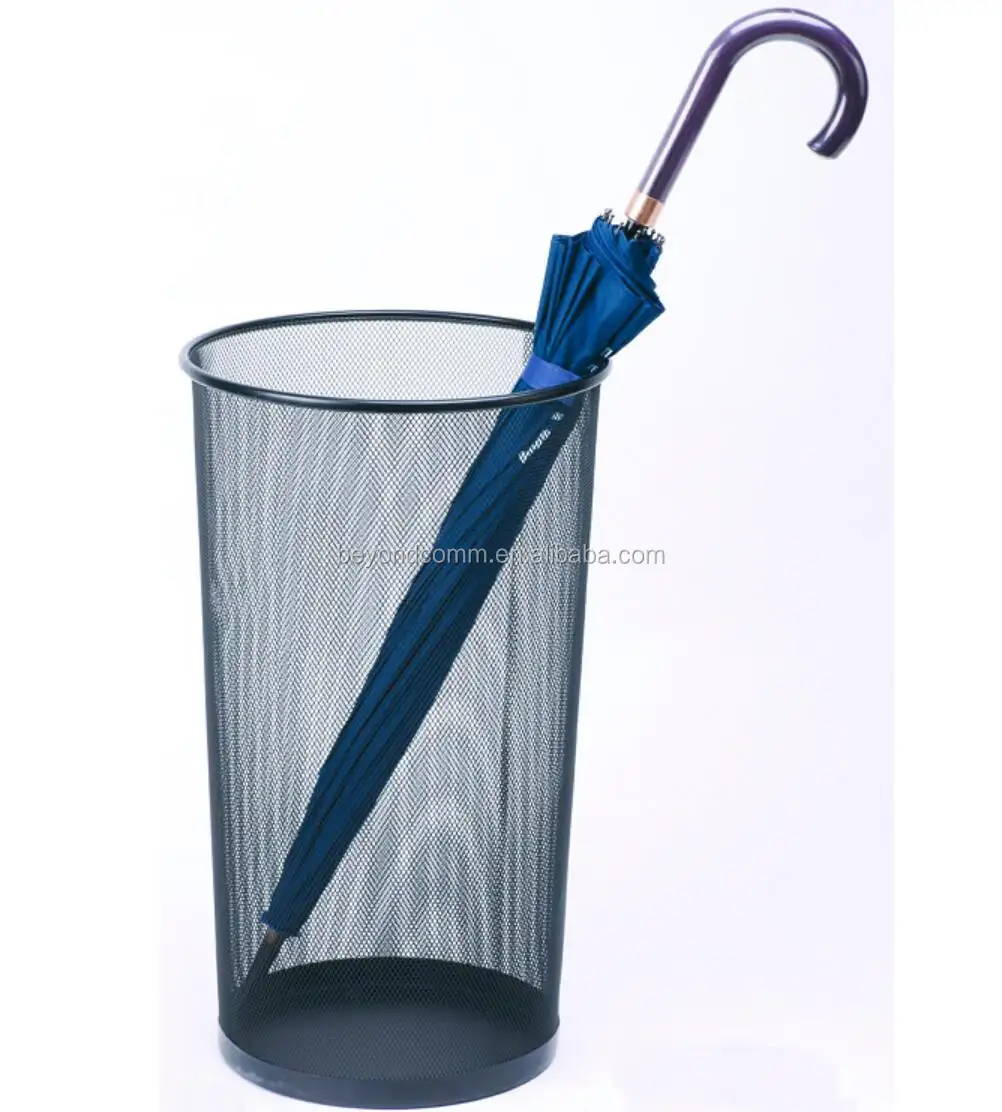 Promotion cheap school wire mesh umbrella holder / indoor umbrella stand