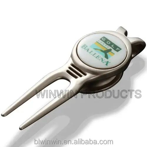 Hot selling metal zinc alloy golf divot tools