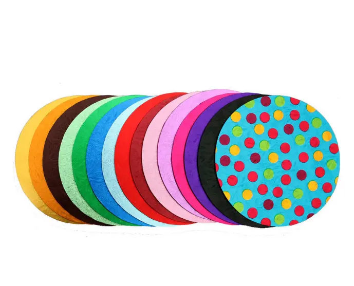 Single Cake Boards Colourful Round / Square Thick Drum Board 12mm Strong Support