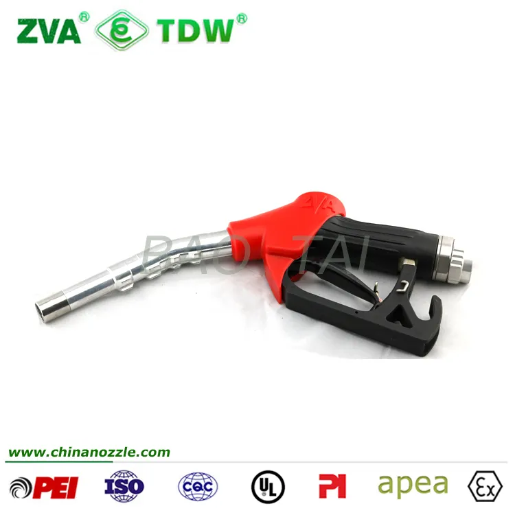 Gas Station Equipments ZVA DN 16 Automatic Fuel Oil Nozzle For Fuel Dispenser