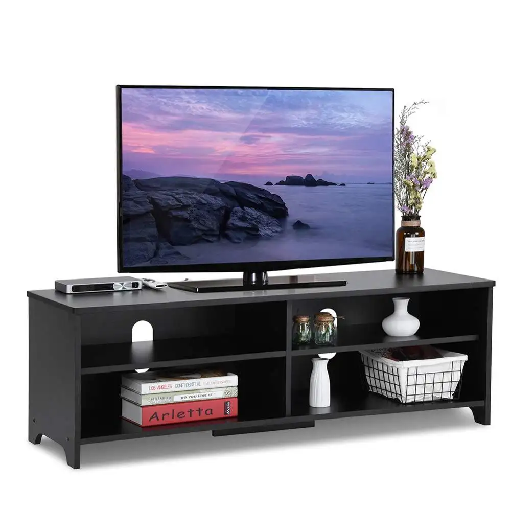 Living Room Furniture Modern Unit TV Table MDF Wood Media Entertainment Center Television Console Cabinet led TV Stand