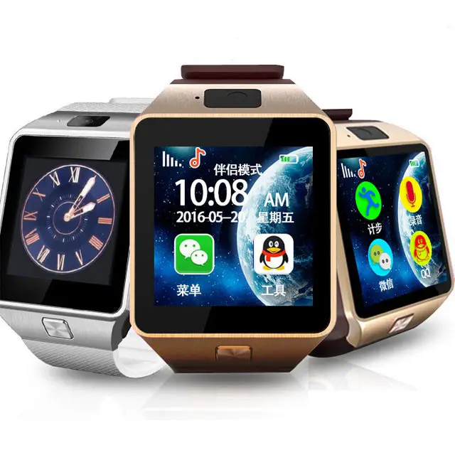 New Fashion Sport wifi BT Smart Watch DZ09 SmartWatch with TF Card SiM Card