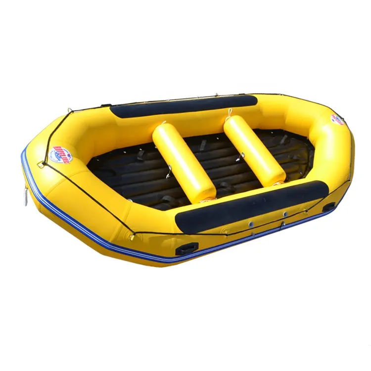 CE 1.8mm pvc 4.3m 8 passengers river inflatable raft manufacturer in China for sale