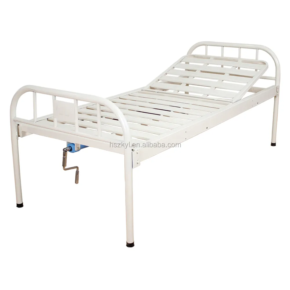 ZK15 CE And ISO One Crank Single Function Manual Hospital Bed with cheapest price