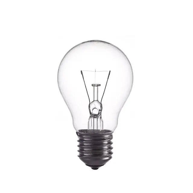Низкая цена 220V B22 E27 100w 150w 200w устойчивые к высоким температурам прозрачные лампы накаливания