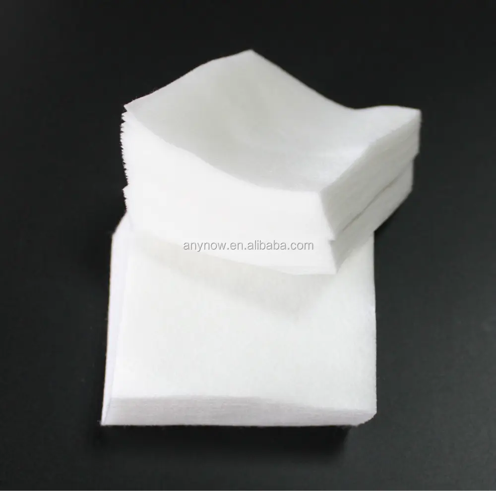 1600 pieces hot sale simple packaging thin soft disposable discharge makeup 100% cotton fabric