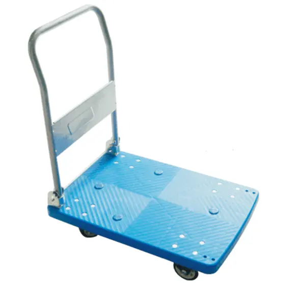 4 Wheel Foldable Plastic Platform Hand Truck/Trolley Cart