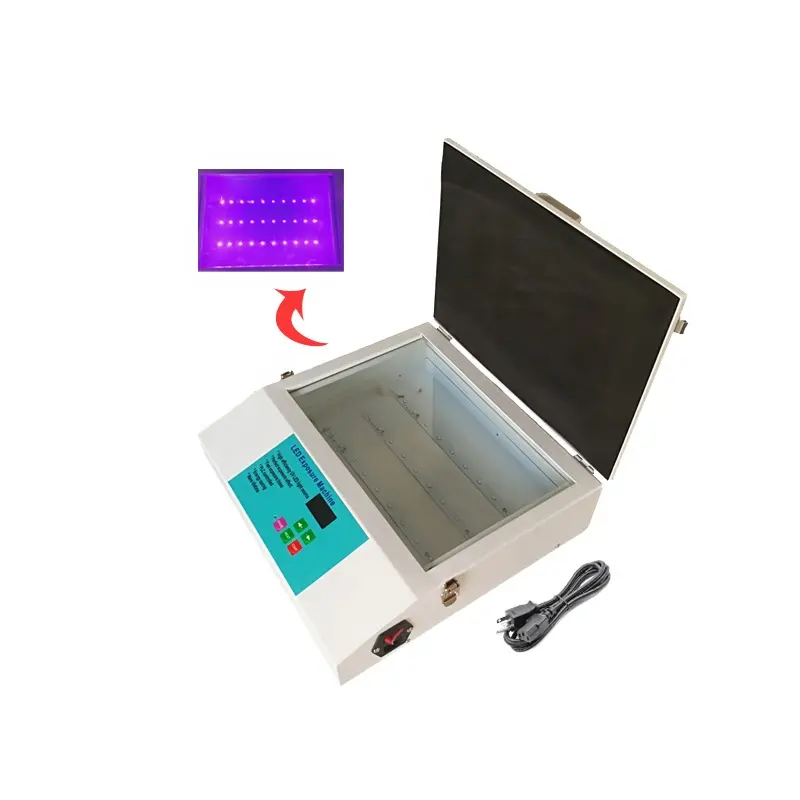 Pad printing LED uv exposure unit