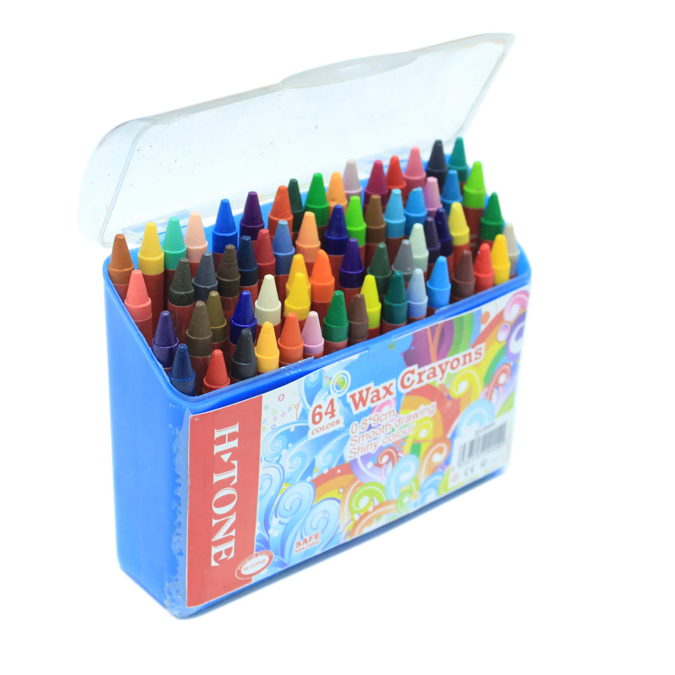 24pcs crayons in bulk non toxic plastic triangle crayons set for kids