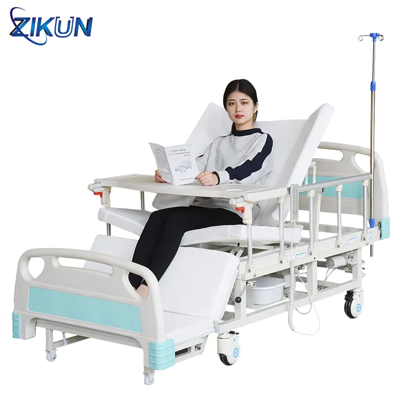 Electrical Adjustable 2.1m Rotating Turning Nursing Hospital Bed for Elderly care