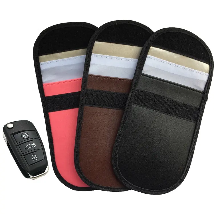 Car key signal blocker case / RFID car key blocking bag / Keyless Entry Fob Guard Signal Blocking Pouch Bag