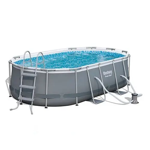 Bestway 56448 Piscine Овальный надземный пластиковый стальной каркас семейный открытый бассейн для взрослых