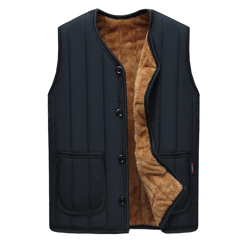 2020 Latest Design Cheap Velvet Lined Men's Padded Waistcoat Vest