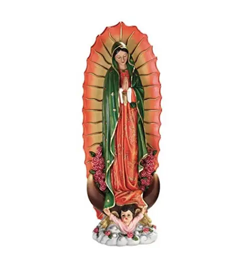 Factory Custom Religious figurine The Virgin of Guadalupe Statue