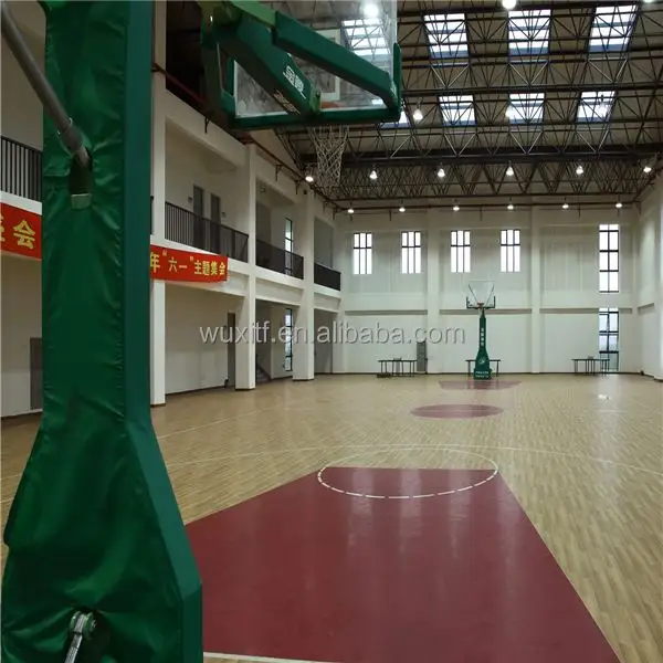 Лидер продаж 2017, высококачественное звукостойкое наружное Спортивное напольное покрытие для площадок, рулон/ПВХ баскетбольное покрытие из Китая