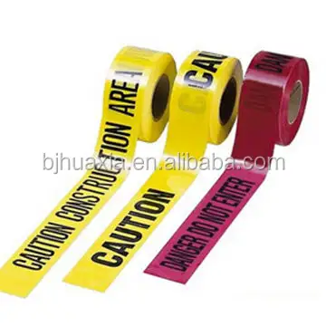 PE printed warning tape caution tape with cheap price