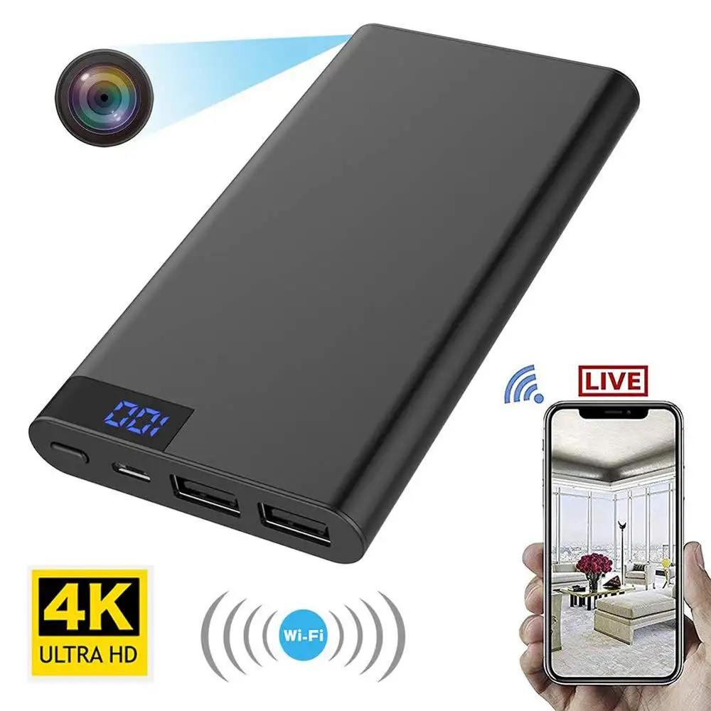 WIFI Camera Power Bank Spy Camera CCTV Camera 4K Cam