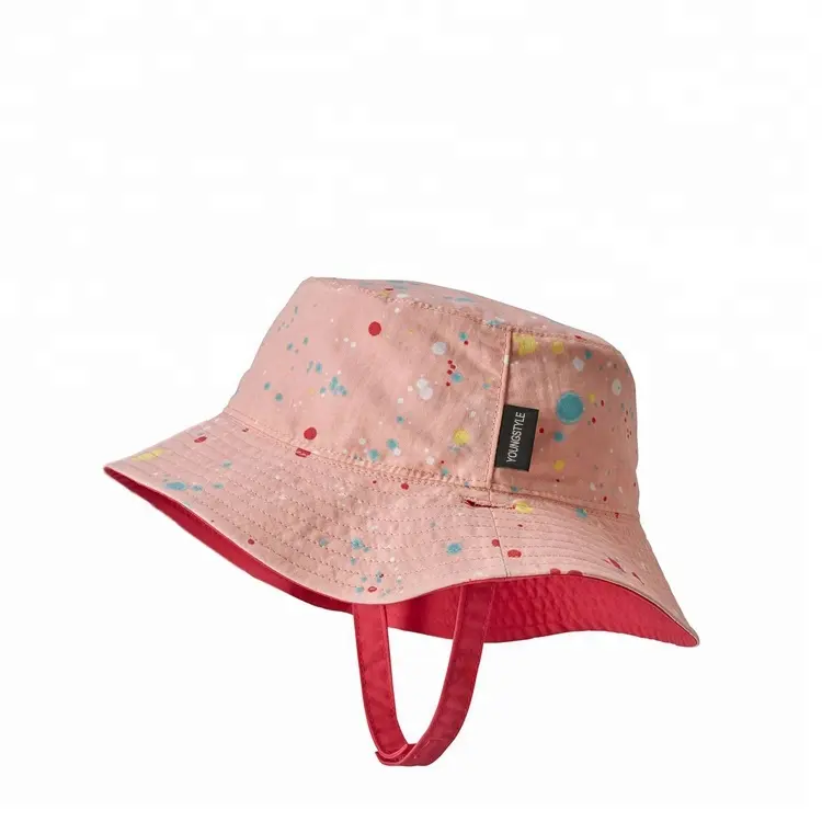 Оптовая продажа, Солнцезащитная пляжная кепка с УФ-защитой, забавные Панамы унисекс для серфинга с принтом на заказ, со шнурком для детей