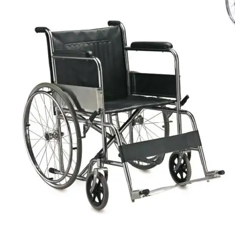 Стальная Складная экономическая Silla de ruedas инвалидная коляска ALK809