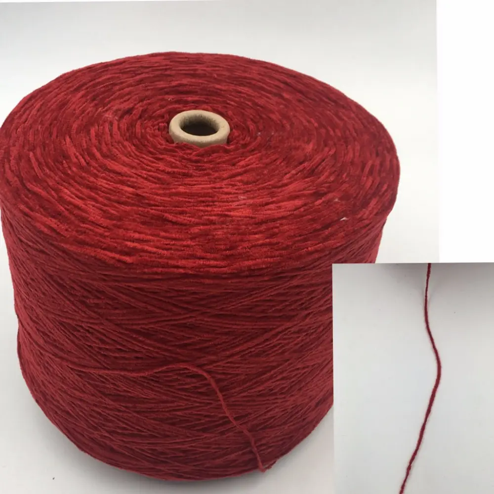Weaving Yarn 1/6nm 100% Acrylic Chenille Yarn For PAKISTAN