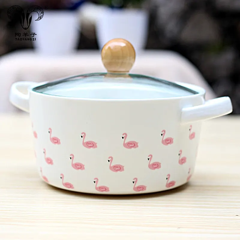 Custom promotional brand new 22/24/26/28cm ceramic cookware,