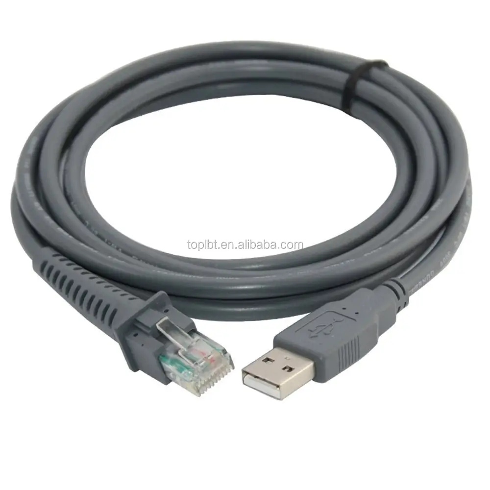 USB Scanner Cable For Motorola Symbol LS2208 LS1203 LS7708 LS4008I LS4208