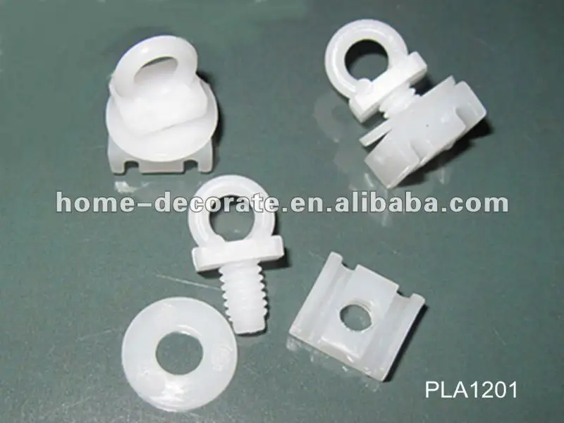 Curtain rail plastic end stopper