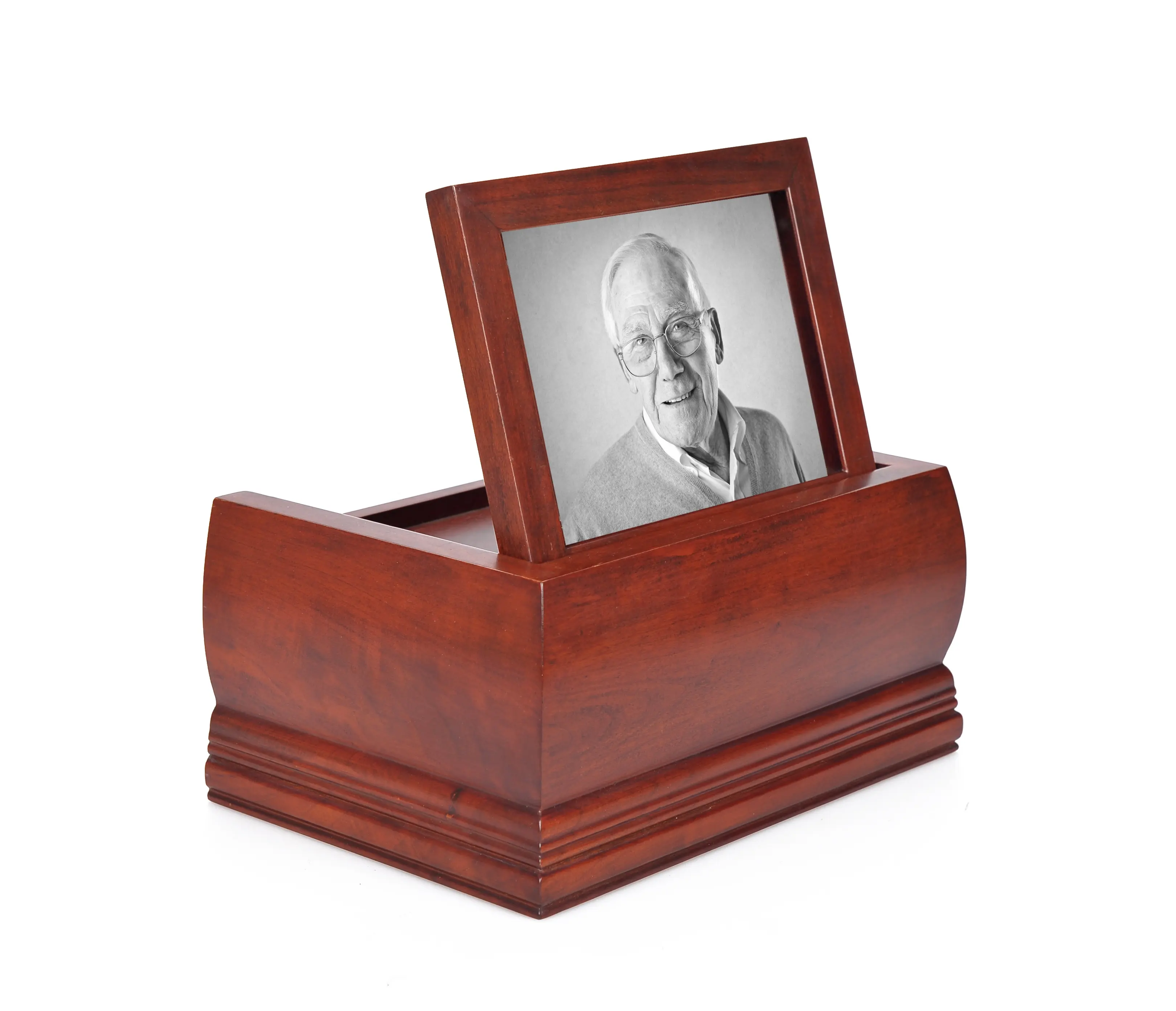 MKYA068  photo frame urn  wooden urns for ashes  wholesale cremation urns