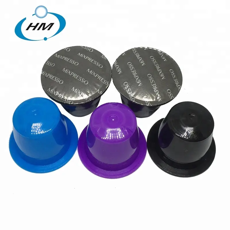 compatible plastic nespresso coffee capsules for nespresso coffee machine from factory