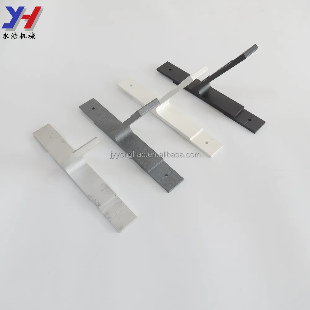 OEM ODM Custom Fabrication of Powder Coated Aluminum Glass Support for Curtain Wall