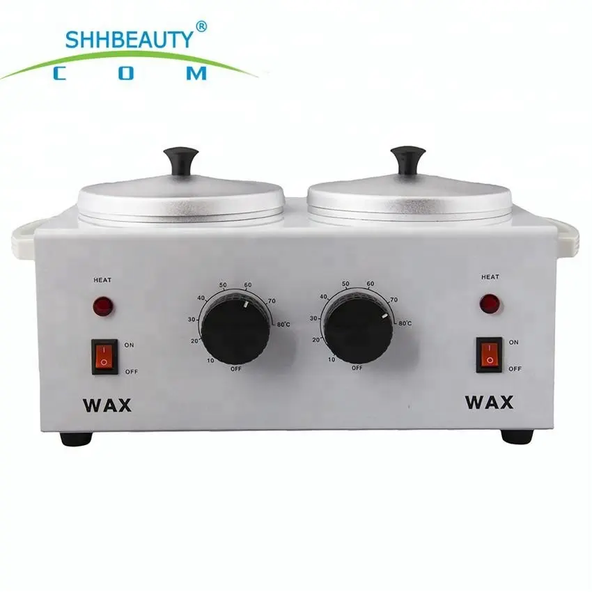 Mini paraffin double pot depilatory wax heater beauty salon use machine