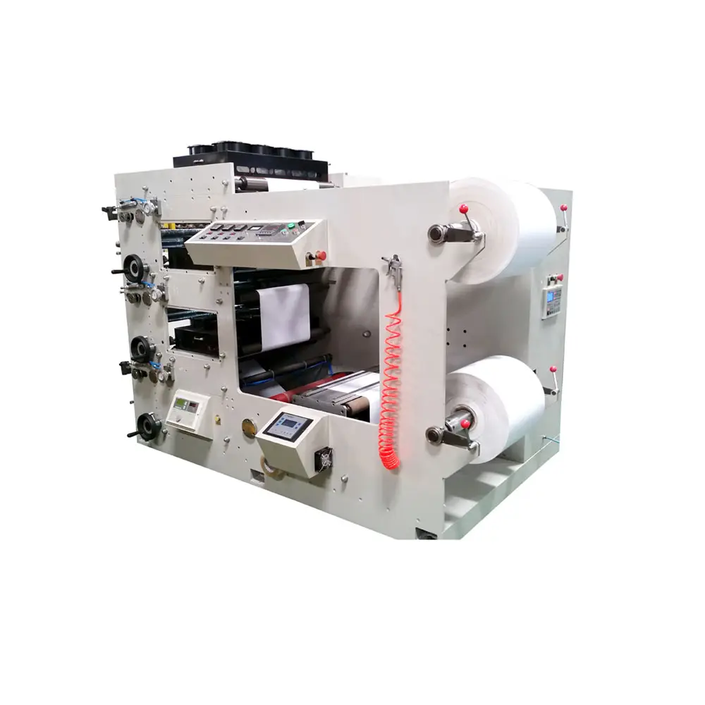 DBRY-3C-320 3 color digital flexographic printing machine for paper film label roll printing