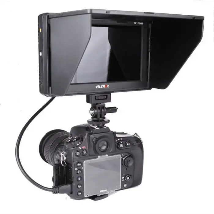 Viltrox DC-70II 1024*600 7 ''цветной TFT LCD HD монитор с AV входом для цифровой зеркальной камеры видеокамеры