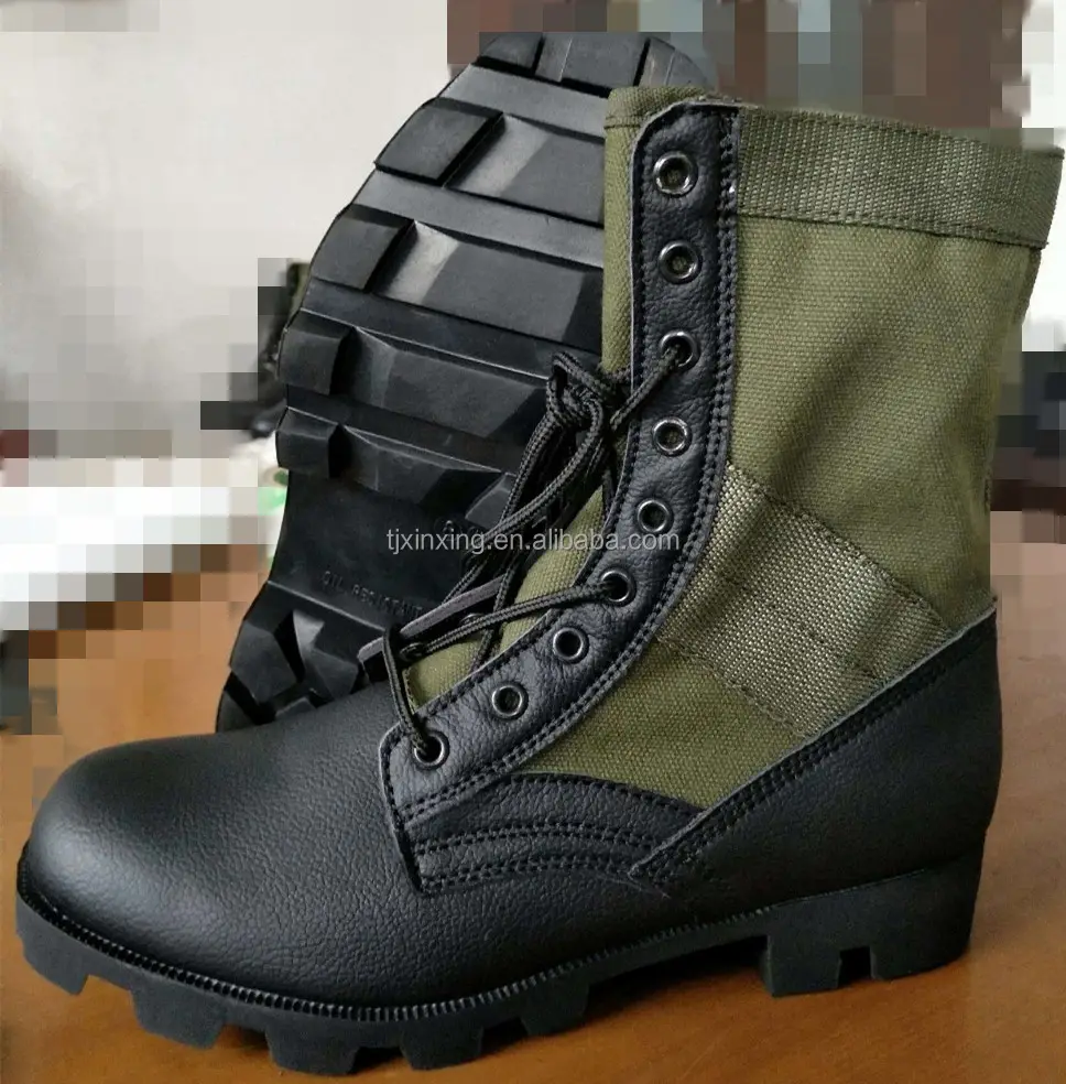 military genuine leather jungle tactical boots for men