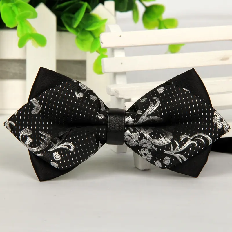 2019 модные элегантные деловые галстуки-бабочки для отдыха в сетку для мужчин