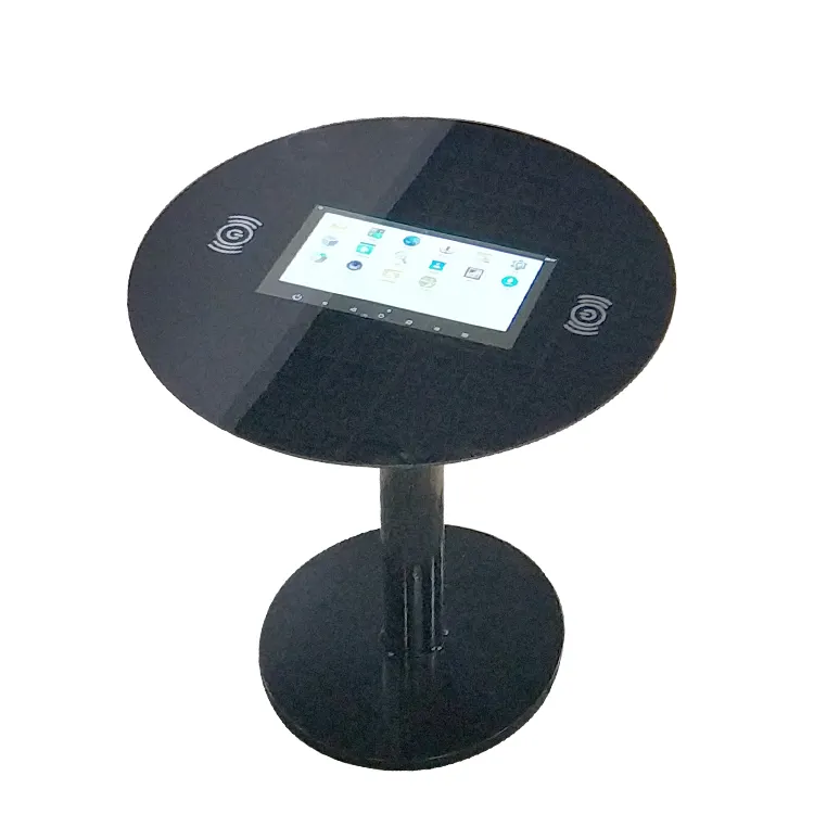 Малый размер беспроводной зарядки Смарт интерактивный сенсорный стол