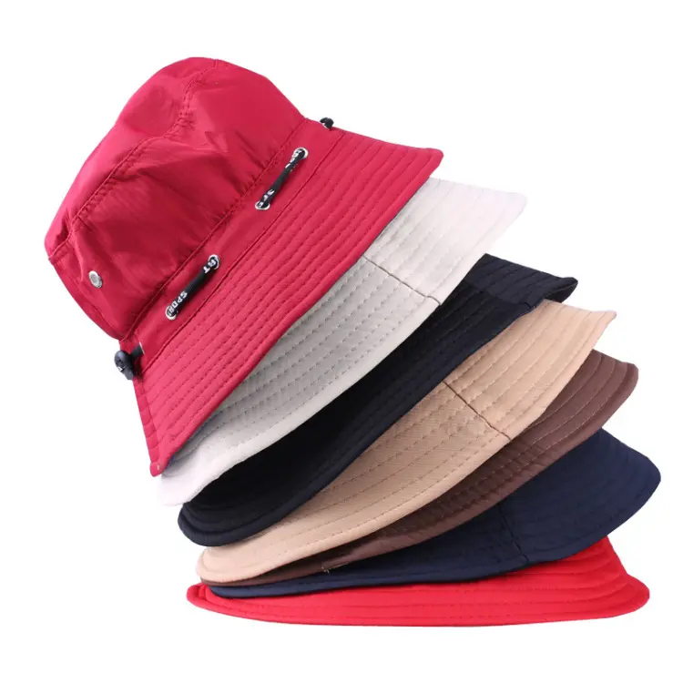 Hot Sale Cheap White Bucket Hat With Stocks