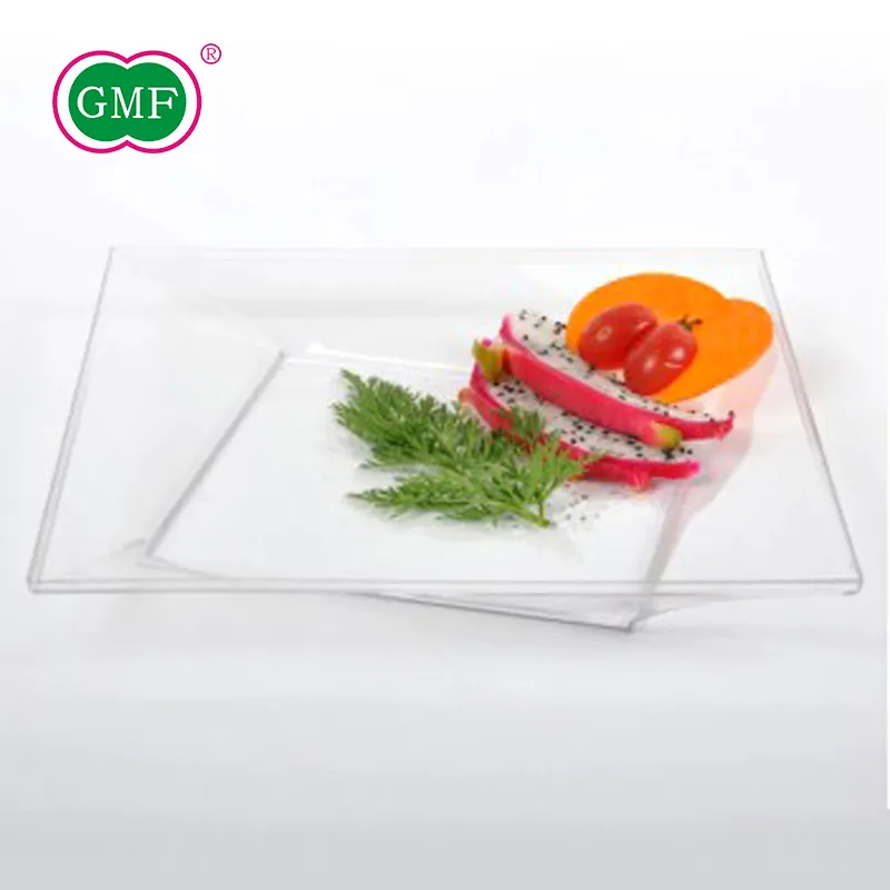 GMF high grade useful food salad plastic dish bowl with unique shape