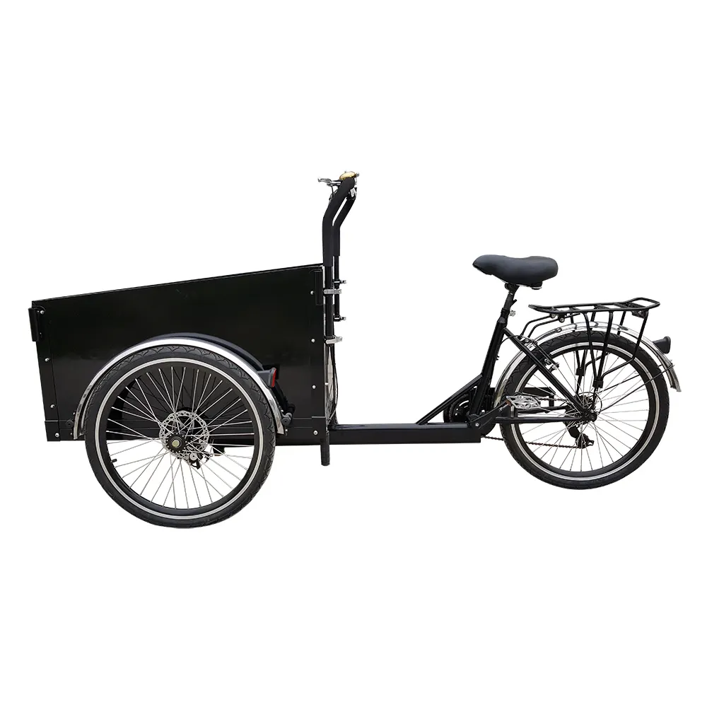 No Tariff Wholesale China Cheap High Quality Two Front Wheels Pedal Tricycle Cargo Bike