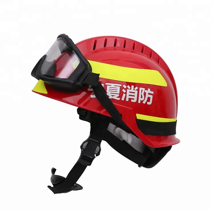 ABS CE EN397 Standard Fireman Industrial Rescue Safety Helmets