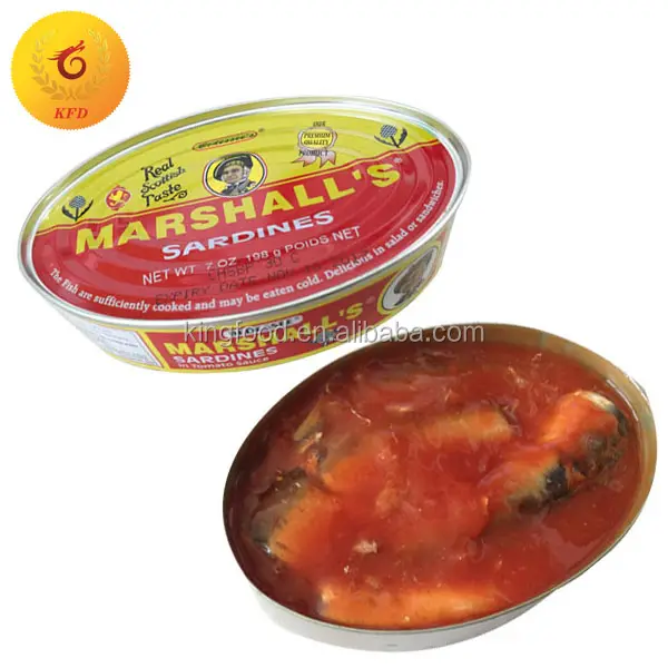 425g Canned Sardine in Oval Can in Tomato Sauce