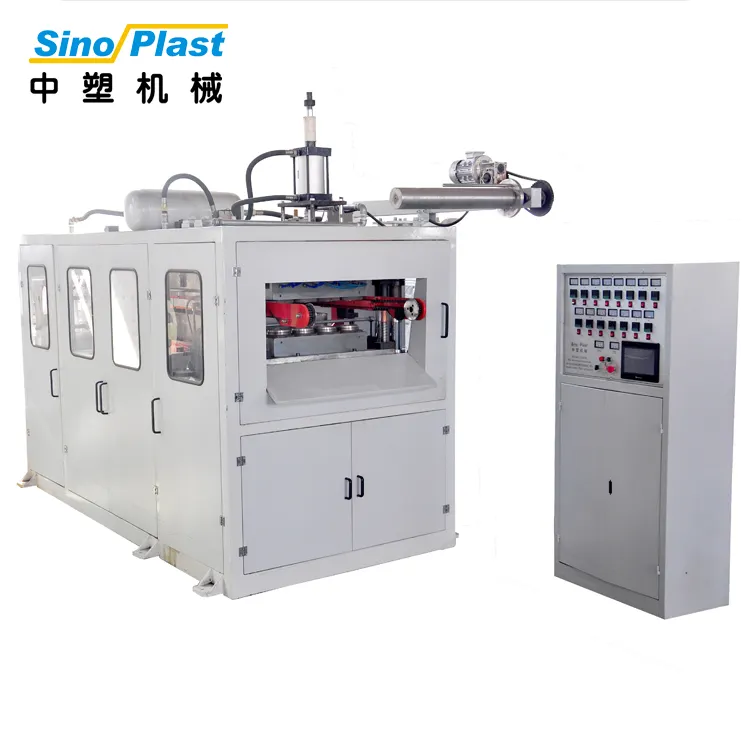 SINOPLAST Cheap Price Stable PP PE Plastic Tea Cup Making Machine Thermoforming Machinery